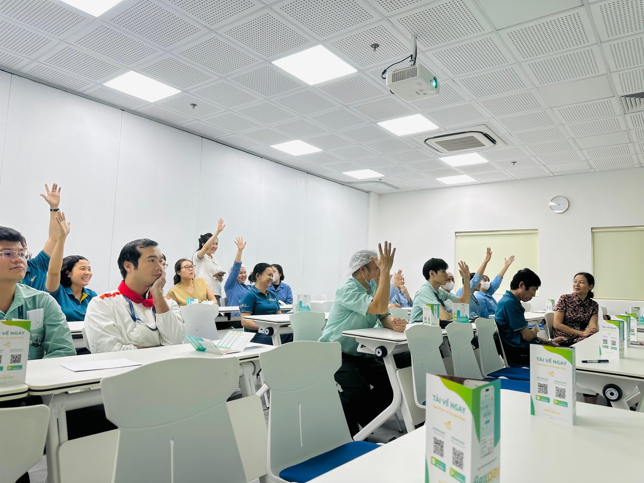 Flexpay đã nhận được sự ủng hộ vô cùng nhiệt thành từ CBCNV VACS